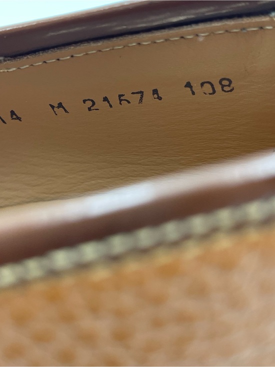 Mezlan SZ 14M Camel Tonal Contrast Pebble Leather Classic Penny Loafer-MSRP $425 main image 16
